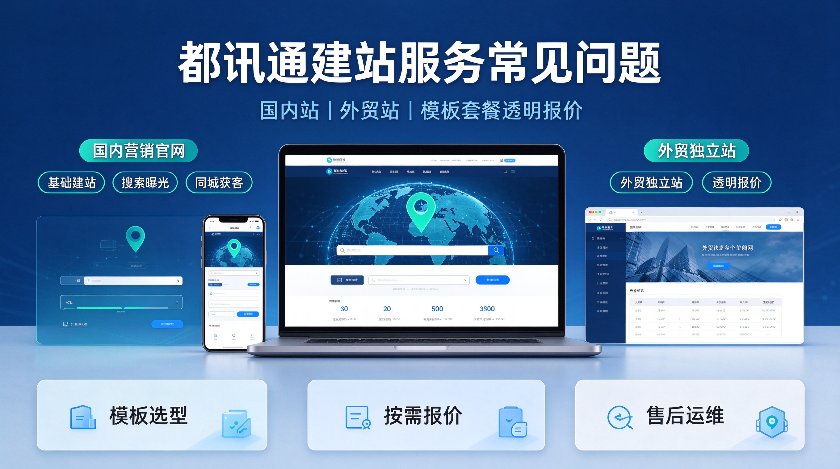 都讯通建站服务常见问题FAQ